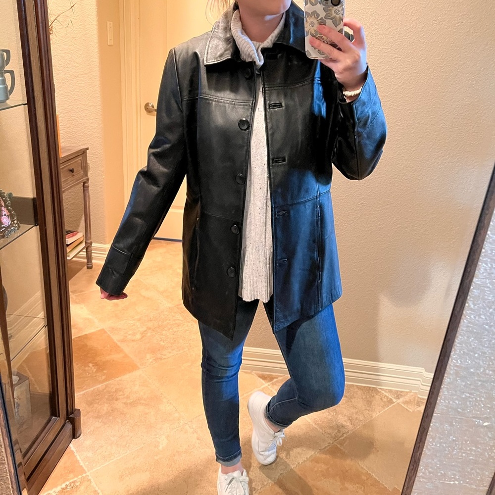 East 5th Leather Jacket- L